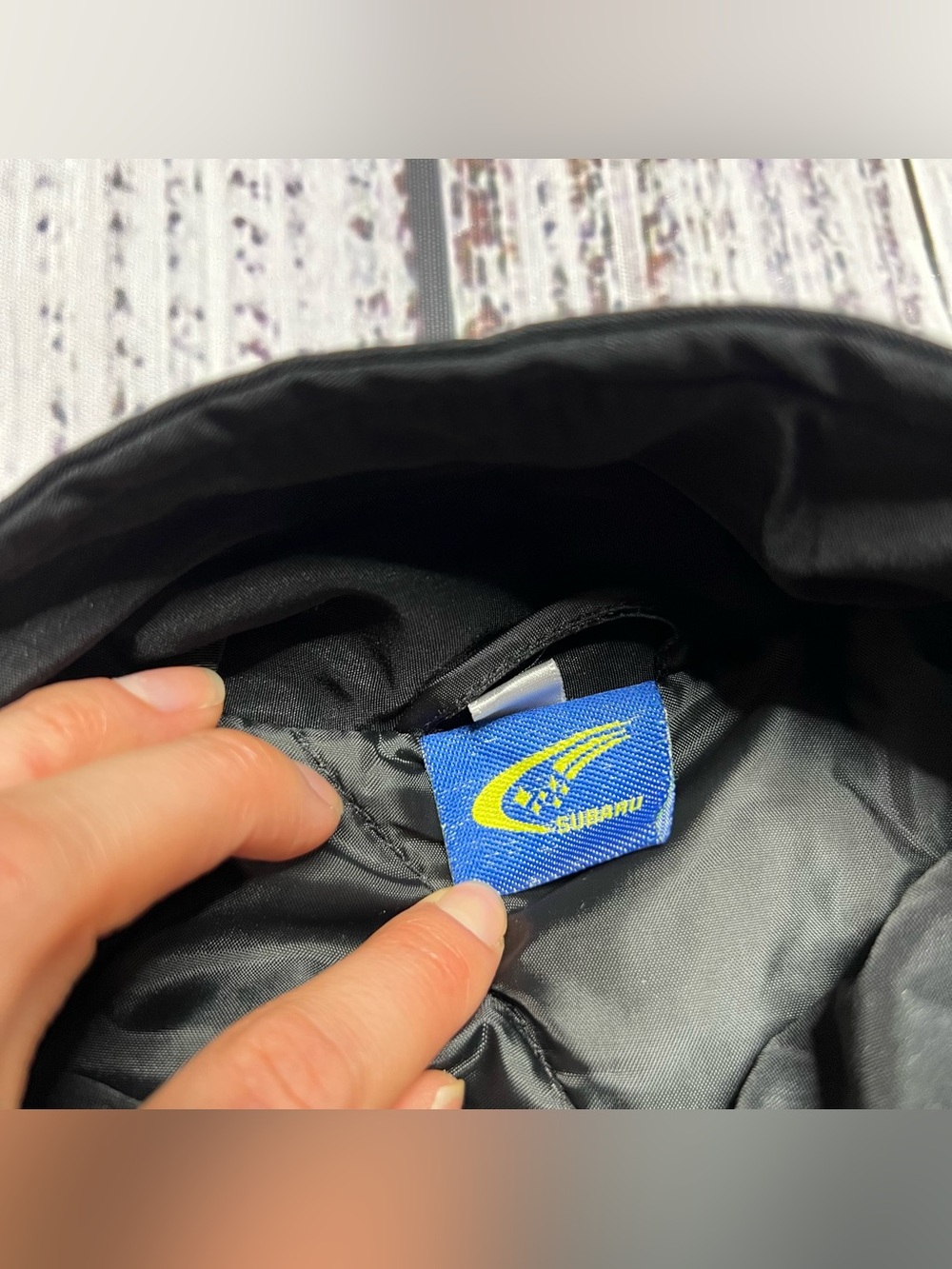 Jackets 4 Racing Subaru Black & Blue Racing Puff Jacket - Picture 9 of 16